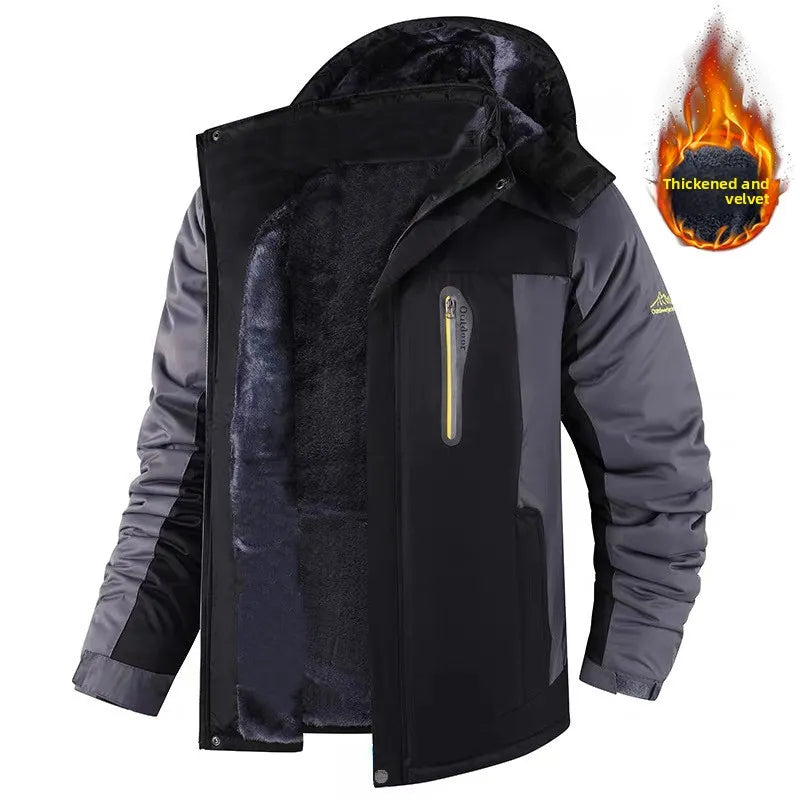 Fleece Lined Waterproof Winter Jacket