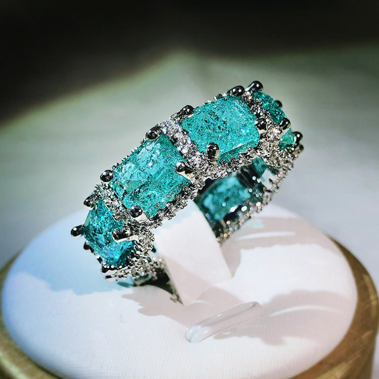 Paraiba Gemstone Women Ring