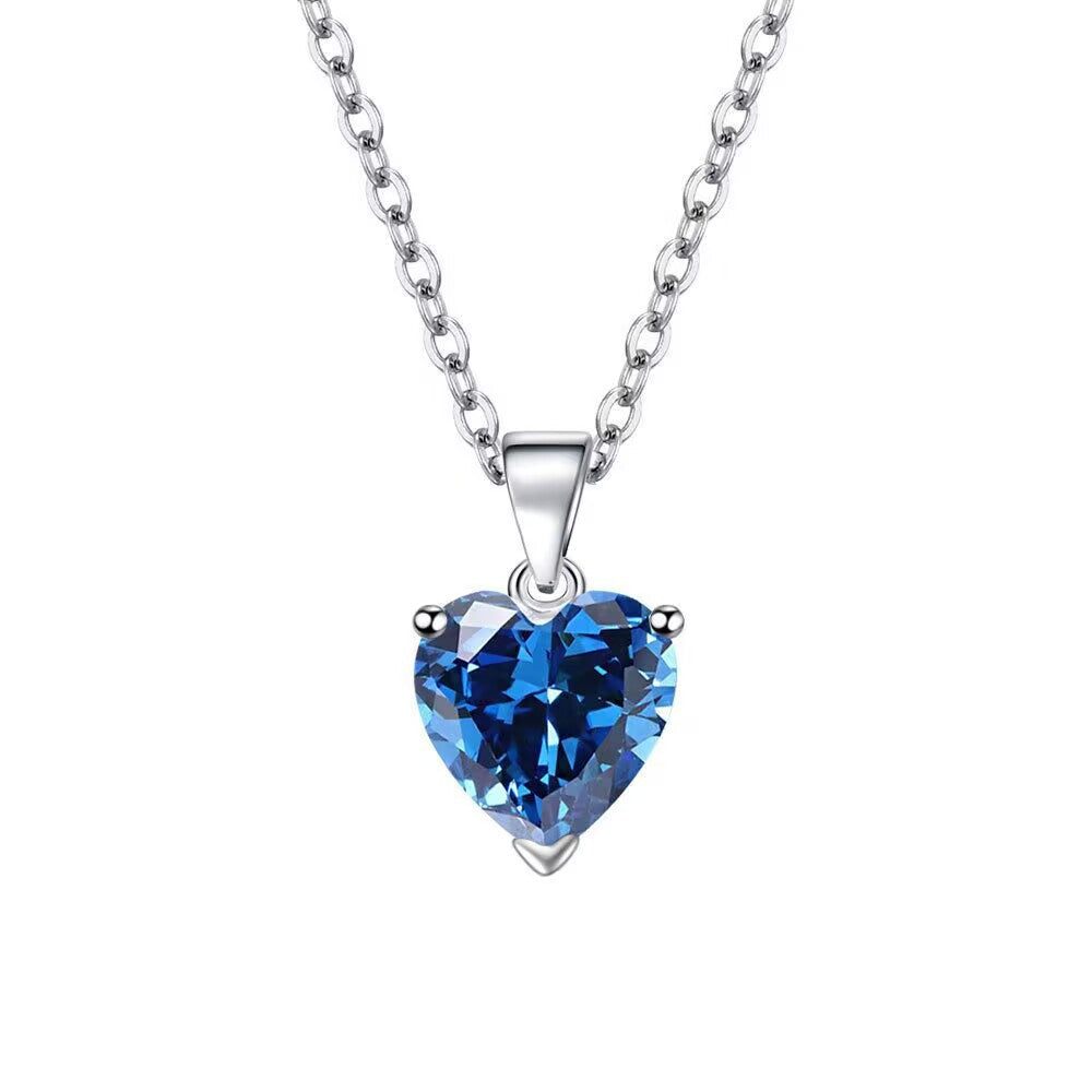Heart Shaped Zircon Jewelry Set