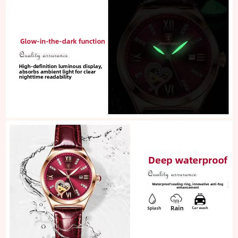 Waterproof Luminous Ladies Watch