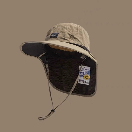 Men and women summer neck protection UV-protective fishing hats