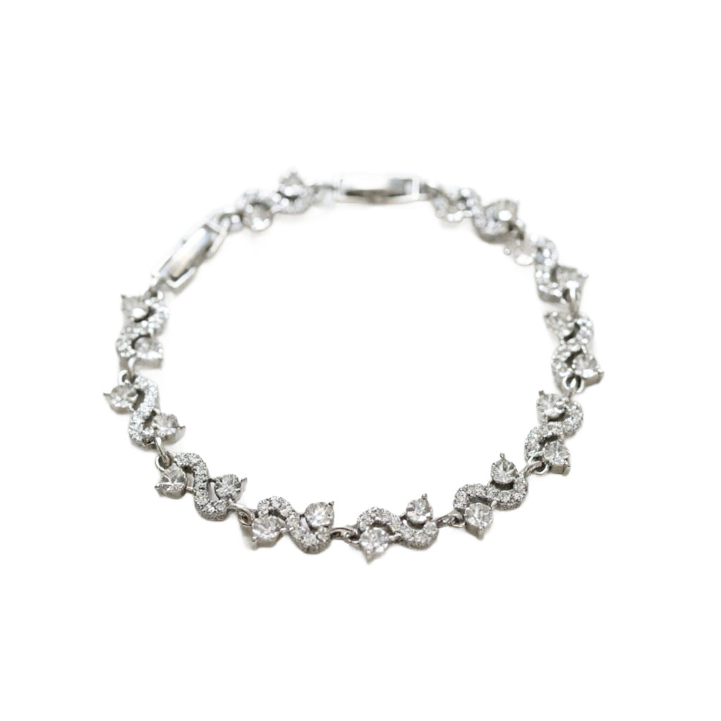 Geometric Gemstone Crystal Bracelet Women's