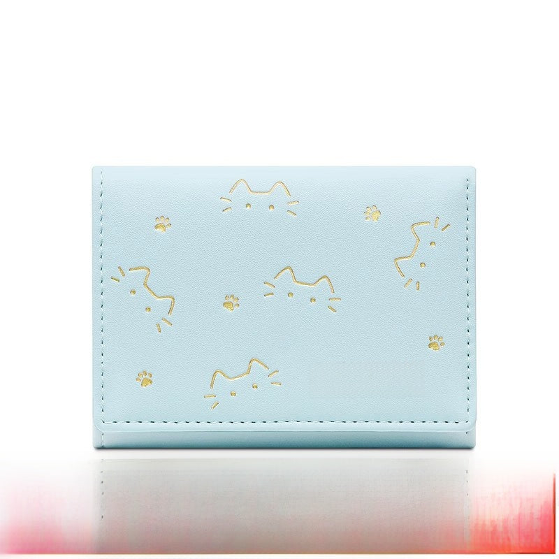 Foldable Printed Mini Wallet