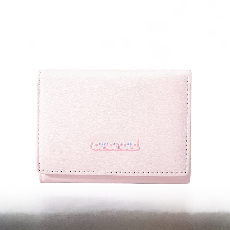 Foldable Printed Mini Wallet