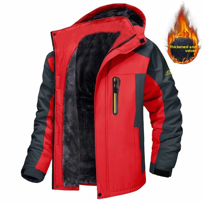 Fleece Lined Waterproof Winter Jacket