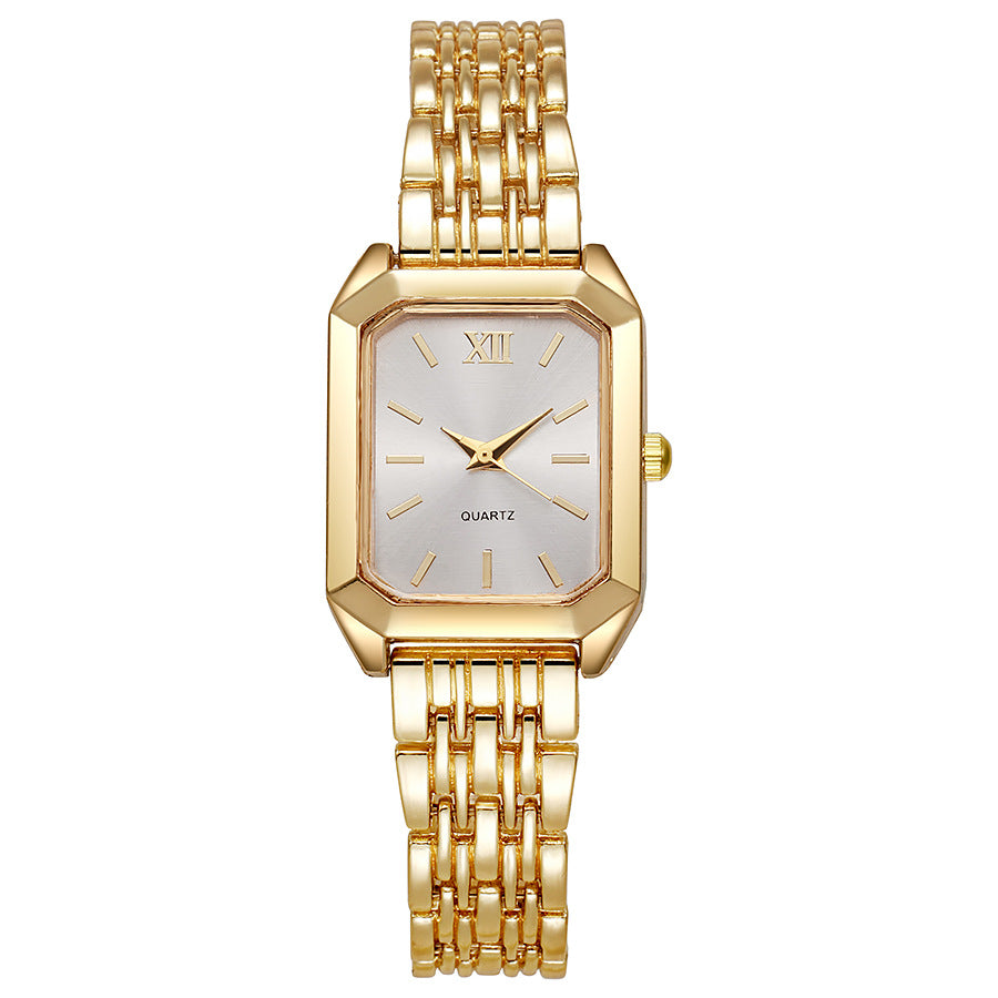 Fashion Square Steel Band Ladies Watch