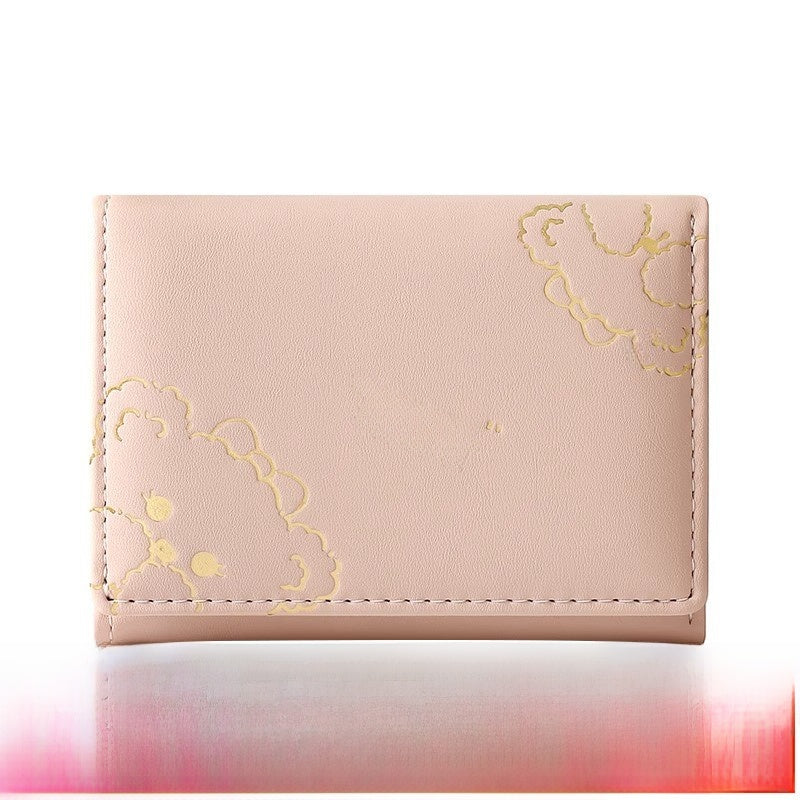 Foldable Printed Mini Wallet