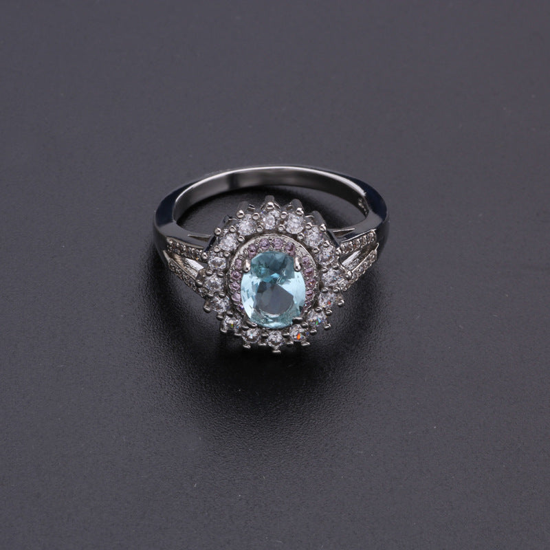 Blue Topaz Ladies' Ring