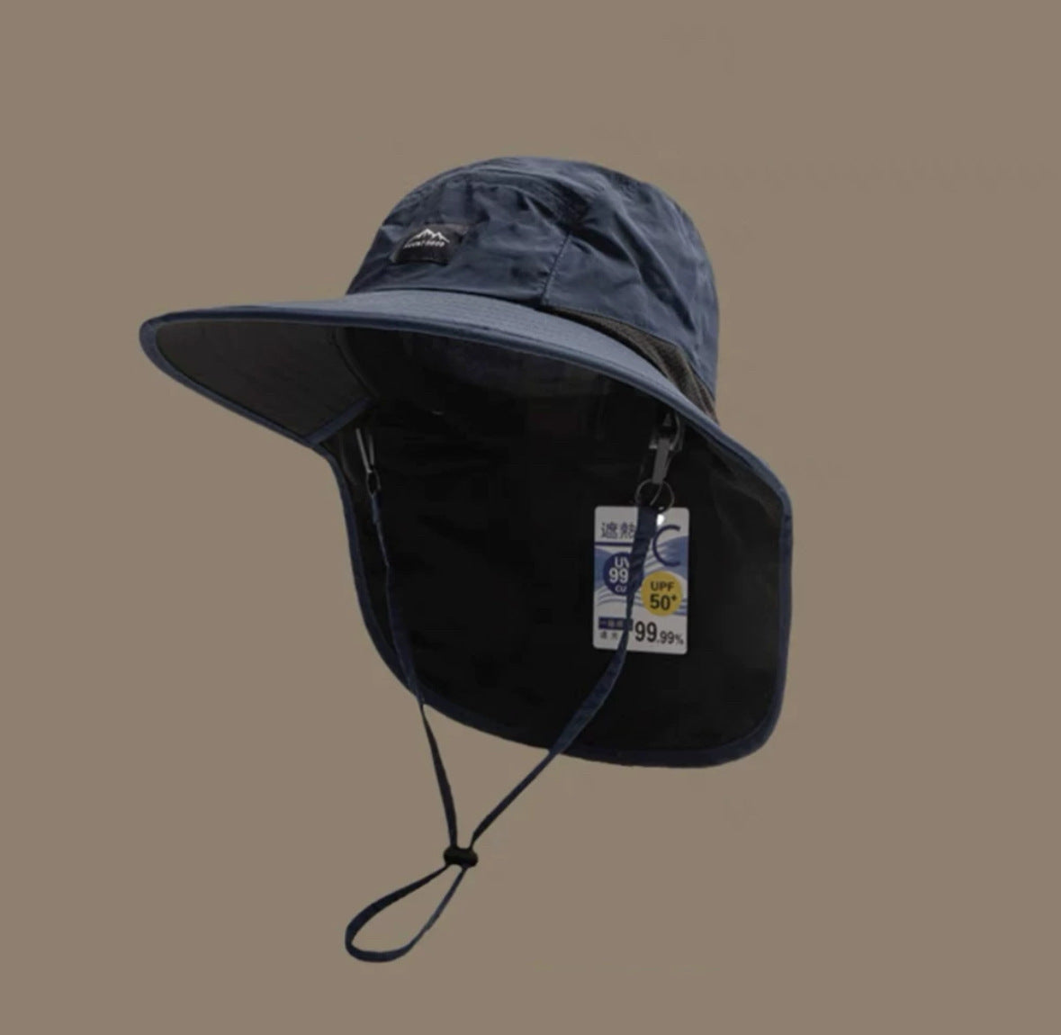 Men and women summer neck protection UV-protective fishing hats