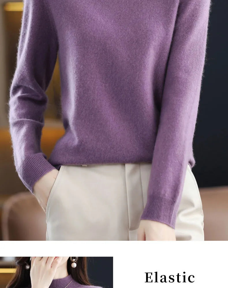 Half High Collar Sweater Autumn Winter