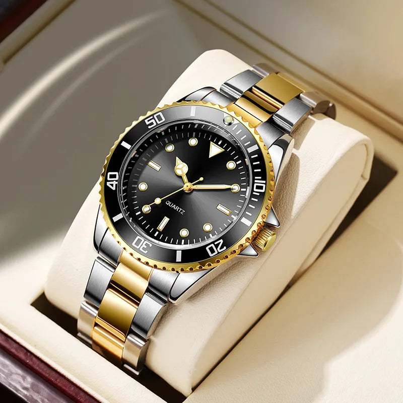 Mens Luminous Waterproof Quartz Watch