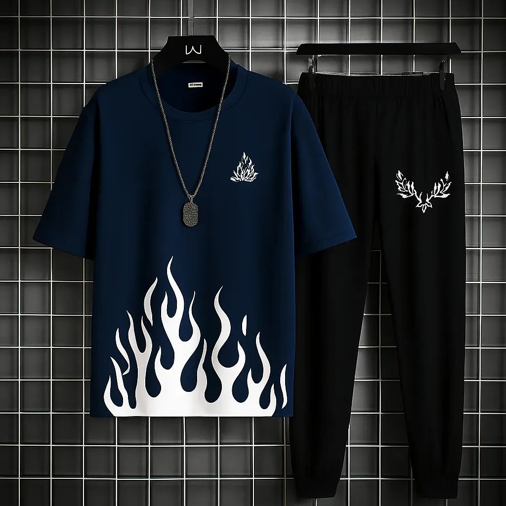 Trendy Fired Printed Tracksuit