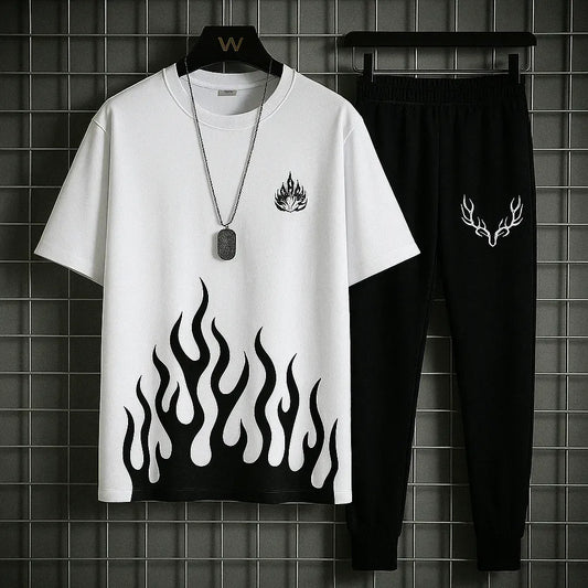 Trendy Fired Printed Tracksuit